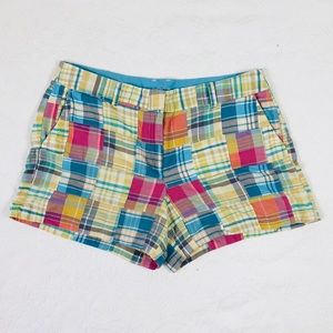 LOFT cotton patchwork quilt shorts